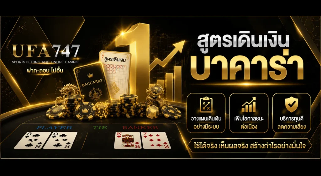 สูตรเดินเงินบาคาร่า